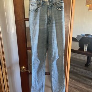 Abercrombie & Fitch Light Blue Straight Leg Jeans